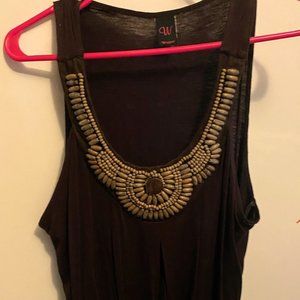 Women’s beaded tank
